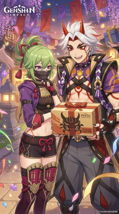 Kuki Shinobu & Arataki Itto