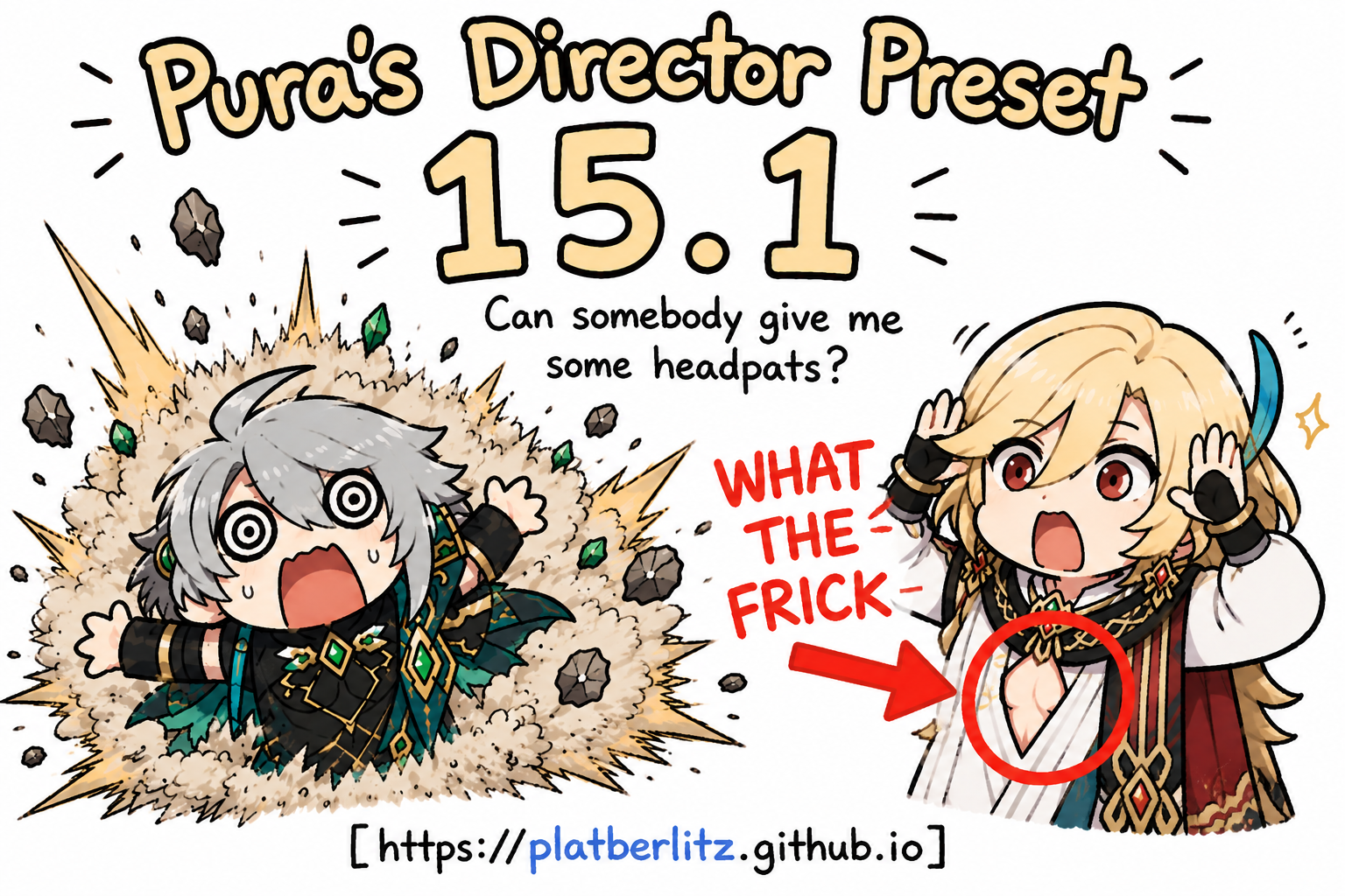 Pura's Director Preset 15.1 release art