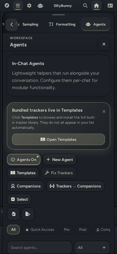 SillyBunny mobile Agents