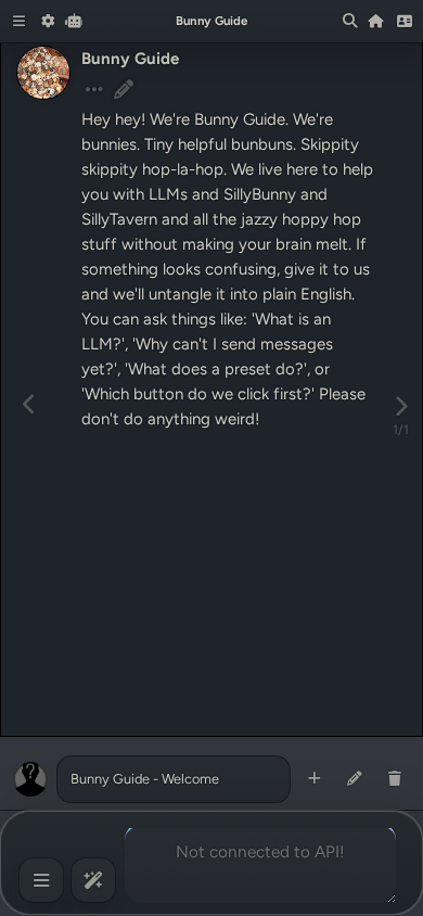 SillyBunny mobile In-Chat