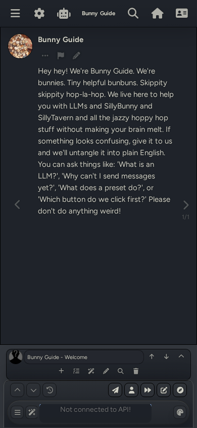SillyBunny mobile In-Chat